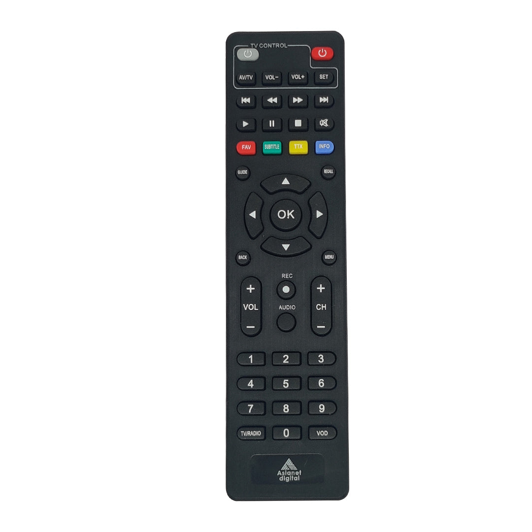 Asianet Digital Set Top Box Remote Control Tomson Electronics Asianet Digital Set Top Box Remote Control Tomson Electronics